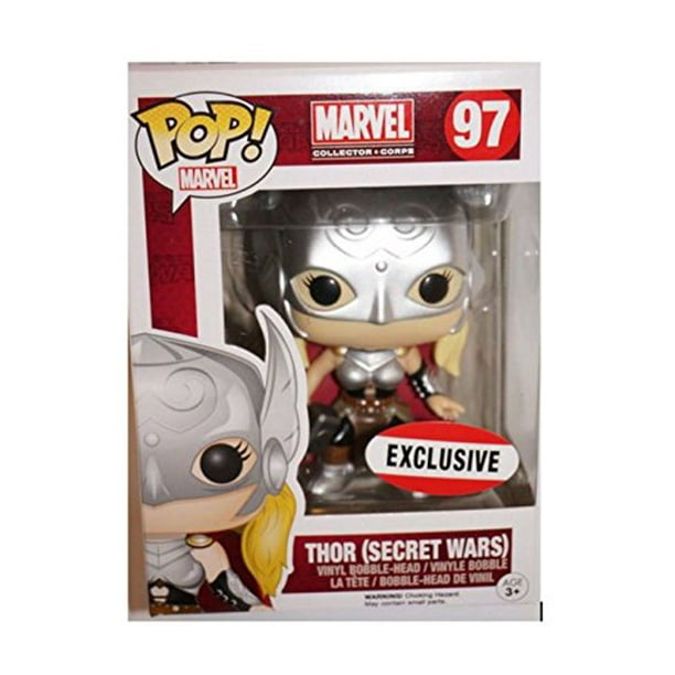 MARVEL Collector Corps Secret Wars Funko POP! Lady Thor 97 Exclusive ...