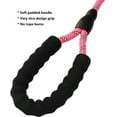 thumbnail image 4 of Strong Nylon Dog Leash Rope with Comfortable Padded Handle Training Lead for Medium and Large Breeds Dogs - Heavy Duty 5ft Long (Rose Red), 4 of 4