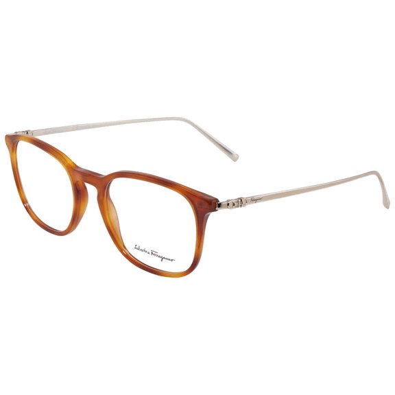 Salvatore Ferragamo SF 2846 Plastic Unisex Square Eyeglasses Tortoise 53mm Adult