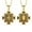 B, St Benedict Cross Gold, variant on Saint Benedict Cross Necklace 18K Gold Plated St.Benedict Religious Necklace Charm for Men Women