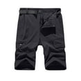 thumbnail image 5 of Brglopf Mens Hiking Pants Convertible Zip Off Shorts Outdoor Quick Dry Breathable Lightweight Fishing Camping Travel Cargo Pants Trouser(Black,3XL), 5 of 5