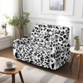 thumbnail image 4 of Xoenoiee Gray Leopard Print Jacquard Recliner Loveseat Slipcover 6-Pcs, Stretch Reclining Sofa Covers for 2-Seater Couch with Side Pockets, Furniture Protector, 4 of 6