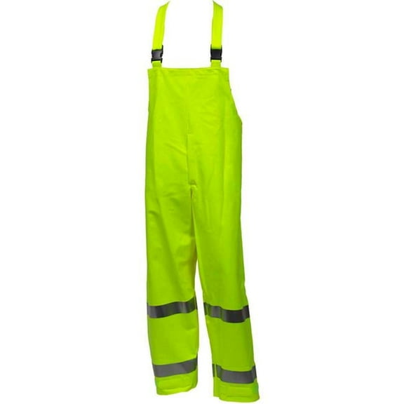 Eclipse Snap Fly Front Class E FR Overall, Fluorescent Yellow & Green - 3XL