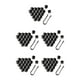 thumbnail image 3 of Sidaley Paquete de 20 tapas de tuercas de rueda de coche universales antioxidantes cubierta de tornillo de cubo de coche reemplazo tuercas de Type7 NO7, 3 of 6