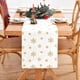 thumbnail image 5 of Camino de mesa navideño de piel sintética con lentejuelas y copos de nieve | 33 x 180 cm, decoración navideña blanca para mesa de comedor y restaurante | Diseño festivo de copos de nieve, 5 of 5