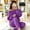 Purple, variant on SBYOJLPB Length Pants Womens Solid Color off Shoulder Long Sleeve Cable Knitted Warm Two-Piece Long Pants Sweater Suit Set