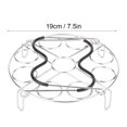 thumbnail image 4 of With Handle Durable Steamer Rack,  Steamer Shelf, For Restaurant Kitchen Accessory Silver Home, 4 of 8