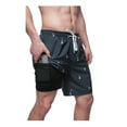 thumbnail image 3 of Rokka&Rolla Men's 7'' Swim Trunks with Compression Liner, 3 of 10