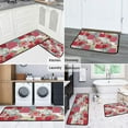 thumbnail image 5 of Pioneer Flower Floral Print Pattern Kitchen Rugs Sets Of 2,Anti Fatigue Kitchen Mat Rugs Non Slip Washable,Decorative Kitchen Floor Mats for Kitchen,Sink,Laundry,17"X30"+17"X47", 5 of 7
