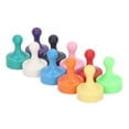 thumbnail image 1 of LLC 10PCS Color Magnets Strong NdFeB Magnetic Push Pins for Kitchen Whiteboard Office Fridge 19 X 25mm, 1 of 5