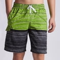 thumbnail image 2 of Ketyyh-chn99 Shorts For Men Beach Board Shorts Board Shorts Zipper Pockets Bathing Suit Bottoms Swim Shorts Trunks Green,L, 2 of 5
