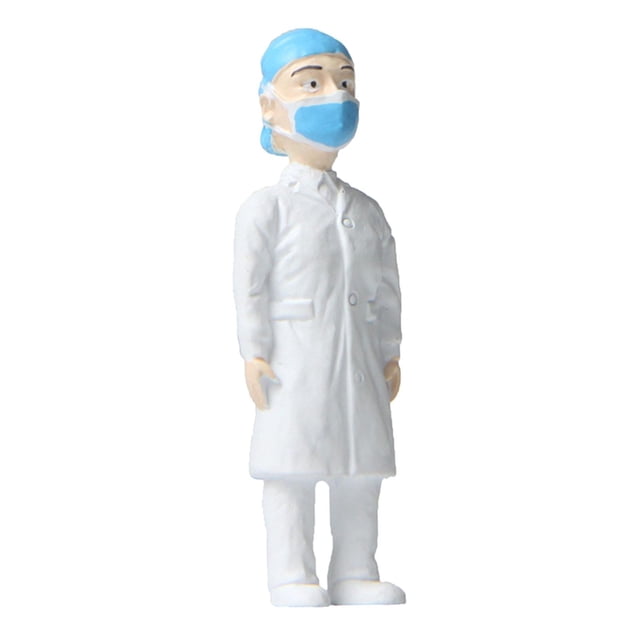 Figuras de personas en miniatura Hugo para diorama Decoración paisajismo