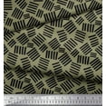 thumbnail image 3 of Soimoi Green Heavy Canvas Fabric Brush Stroke Abstract Fabric Prints By Yard 58 Inch Wide, 3 of 3