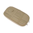 thumbnail image 1 of Clip para gafas de sol en el parasol del coche Unique Bargains, soporte para gafas de sol PU cuero beige 1 Pc, 1 of 7
