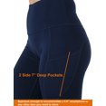thumbnail image 4 of 4-Pack Womens High-Waist Yoga Leggings with Two Side Pockets Sports Legging Pants, 4 of 10