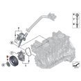 thumbnail image 5 of Polea de bomba de agua Yashi para Coupé Chili Countryman S 2007-2016 Negro, 5 of 5