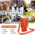 thumbnail image 3 of Soidarity Soporte para botella de agua para acampar al aire libre, bolsa de almacenamiento para tetera, Protector de botellas ajustable, ciclismo, Kits de desorden para acampar Soidarity OD028087-01, 3 of 6