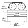 thumbnail image 2 of Luz Peterson 318R LED de Freno, Giro, Luz Trasera y Advertencia, 2 of 2