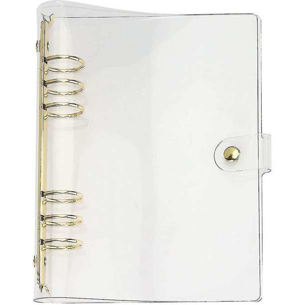 Cubierta transparente para cuaderno A5 suave de PVC con 6 anillos redondos extra grandes YONGSHENG