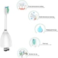 thumbnail image 4 of Replacement Brush Heads, 4 Pack Toothbrush Head Compatible with Philips, Essence, Elite, Xtreme, Advance and CleanCare Electric Toothbrush, 4 of 5