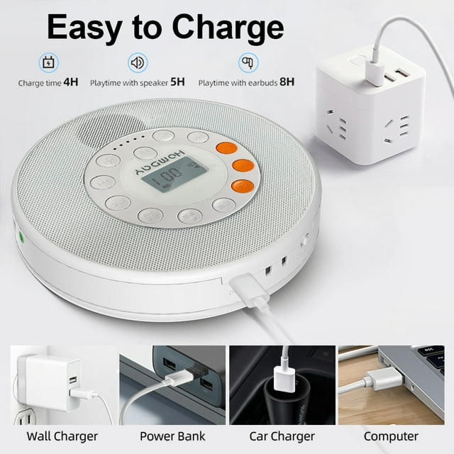 CD Player Walkman MP3 Music CD Album Mini Portable CD Player Personal Exclusive Player