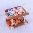 thumbnail image 6 of Msgweeeg Girls 8 Year Old Girl Birthday Gift Miniature Food Toys Small Meals Carts Supermarket Simulation Doll House Scene Model Kitchen Set Home Decoration Items Christmas Toys for Kids Kids Gift, 6 of 7