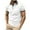 White, variant on WREESH Men's Fallow Button Henley Shirts Turn-Down Collar Top with Short Sleeve Sports Style a Solid Color Top for Athletic Performance White