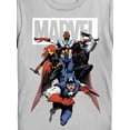 thumbnail image 2 of Captain America Platinum Silver, Crew Neck, Short Sleeve, Graphic Tee, Sizes 4-18, 2 of 4