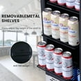 thumbnail image 5 of COLOZO 15 Inch Outdoor Beverage Fridge, 130Cans Freestanding/Under Counter Beverage Refrigerator Drink Cooler for Outdoor/Indoor/Patio, 5 of 6