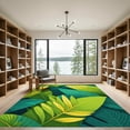 thumbnail image 2 of ODIKA 6'x9' Machine Washable Non-Slip Area Rug, Modern Green High Traffic Rug, Green, 1050449, 2 of 7