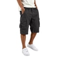 thumbnail image 2 of Mens Cargo Shorts Hiking Lightweight Casual Below the Knee Shorts Bermuda Travel Relaxed Fit Tactical Shorts, 2XL, 2 of 7