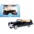 thumbnail image 4 of 1941 Lincoln Continental Convertible Black with Tan Interior 1/87 (HO) Scale Diecast Model Car by Oxford Diecast, 4 of 4