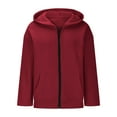 thumbnail image 6 of Meichang Womens Zip Up Hoodies Oversized Hooded Sweatshirts Fall Winter Casual Long Sleeve Y2K Hoodie Jackets with Pockets, 6 of 7