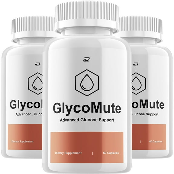 GlycoMute Capsules – Glyco Mute Natural Blend Glycogen Support, 3 Pack, 180 Capsules