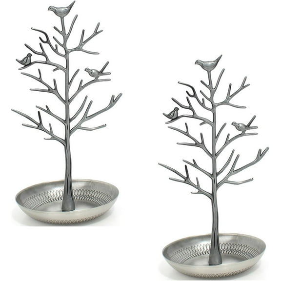 Gumdrop Tree, Gumdrop Christmas Metal Ornaments, Vintage Candy Centerpiece,Retro Holiday Tabletop Decor, Candy Themed Party Supplies (2PCS Silver)