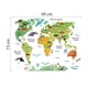 thumbnail image 1 of Adhesivo de pared JAMW mapa del mundo 1 pieza PVC Sencillez, 1 of 5