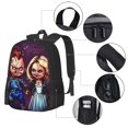 thumbnail image 3 of Lsque Chucky Backpack for Men and Women - Durable 600D Oxford Cloth -Large Capacity, Water-Resistant School, Travel, and Hiking Bag, 3 of 7