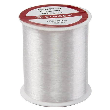 Singer Clear Invisible Nylon Thread. 135-Yard (Best Sewing Thread Brand)