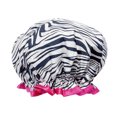thumbnail image 5 of Stylish Reusable Women's Waterproof Double Layer Extra Large Shower Caps for Long Hair(set of 2), 5 of 5