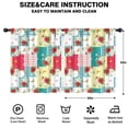 thumbnail image 2 of Pioneer Flower Floral Print Pattern Teens Curtains,Teens Insulated Curtains Set Of 2,Bedroom Essentials,Toddler Room Decor 52"x63", 2 of 5