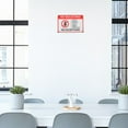 thumbnail image 4 of HAMPPLIES No Soliciting Sign for Door Sturdy Warning Sign for Home Office Business Use, 4 of 6