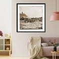 thumbnail image 3 of Historic Framed Print, City Point Virginia. Caissons cannon and army wagons etc, 17-7/8" x 21-7/8", 3 of 9