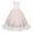 Pink, variant on HNMKIU Elegant Lace Tutu Party Dress for Girls Bridesmaid Pageant Wedding Gown and Skirt Set Pink,10-11 Years