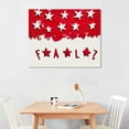 thumbnail image 2 of Orinice Cute Kitchen Canvas Wall Art, Minimalist Heart Stars Aesthetic Poster, Funny Red Kitchen Quotes Decor Chef Was Cute Print, Chef Signs Trendy Cooking Wall Decor for Dining Room  16x12in, 2 of 6
