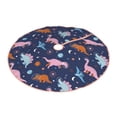 thumbnail image 2 of Balery Dinosaur Printed Christmas Tree Skirt , Merry Christmas Party Christmas Tree Decoration,Adjustable Tree Skirt-48", 2 of 8