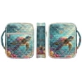 thumbnail image 2 of ZUXONGSY Sea Turtle Hibiscus Print Bible Cover Case for Women Portable Bible Bag Large Christian Tote Bag with Pen Holder Carrying Book Case for Religious, 2 of 7