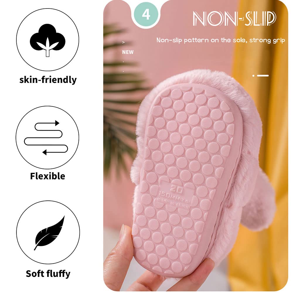 Sogetch Toddler Cute Bunny Slippers photo 2