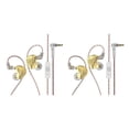 thumbnail image 1 of Auriculares intrauditivos Sidaley con cable desmontable de 3,5mm Oro con micrófono 2piezas, 1 of 6