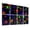 Color 2, variant on 8 Pack Art Acoustic Panels Sound Absorbing Emerald Green Black Marble Gold Veins Decorative Soundproof Wall Panels Self Adhesive for Nursery Game Room Bedroom 48"x32"