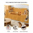thumbnail image 4 of Giraffe Couch Cover for Dogs, Red Love Heart Rustic Animals Orange Washable Sofa Covers Slipcover for Pets Dogs Futon Cover, Couch Recliner Covers, Oversized Chair Slipcover 71"x91", 4 of 9